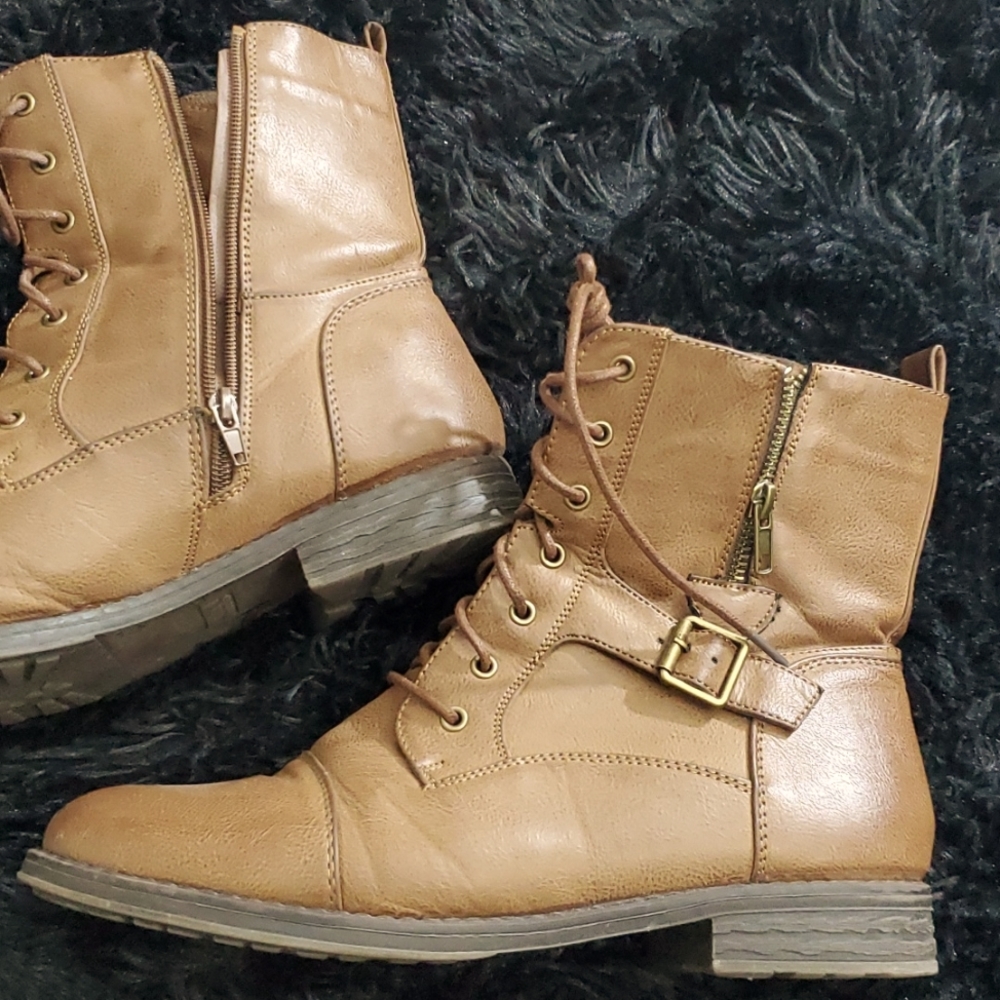 Brown ankle boots